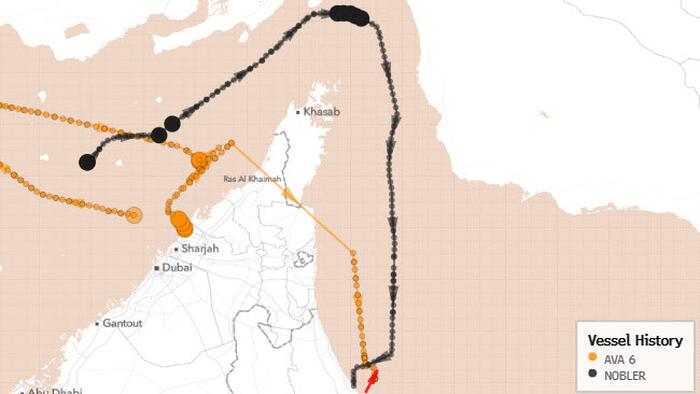 Связанные с Ираном корабли выбрали новый маршрут для входа в Персидский залив