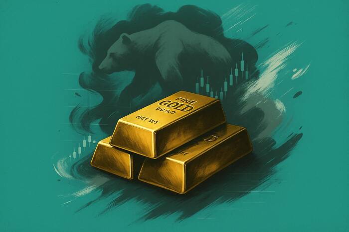 Прогноз цен на золото (XAU/USD): медвежье давление усиливается после пробоя