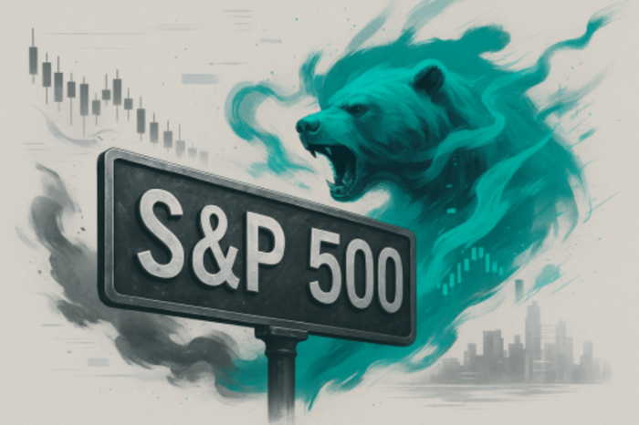 S&P500: прогноз стал осторожным, поскольку нефть и доходность ударили по акциям США сегодня