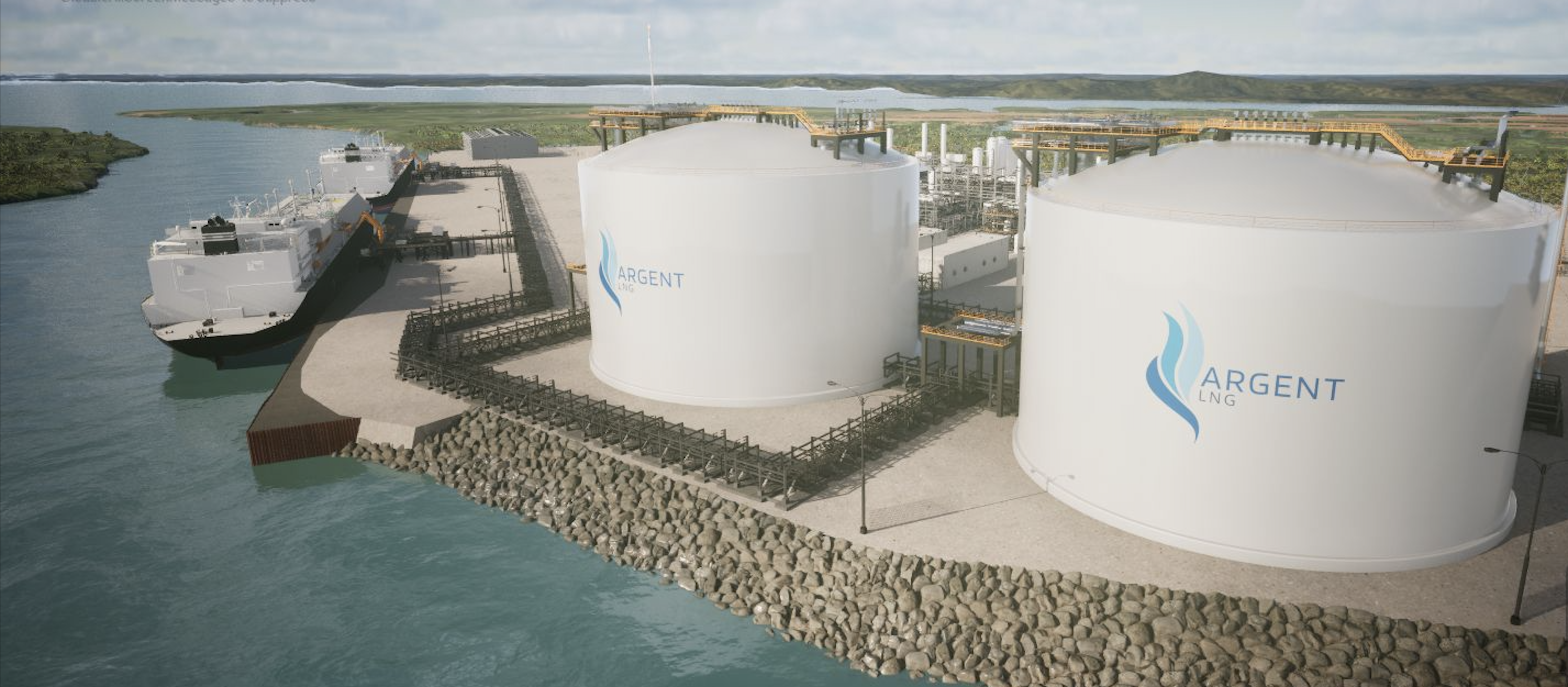 Министерство энергетики одобрило 20-летнее разрешение на экспорт проекта Argent LNG